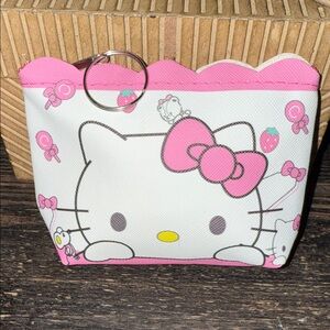 Hello Kitty Pink and White Kids Coin Bag